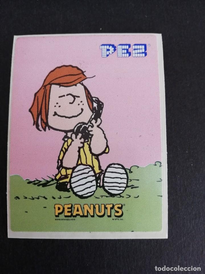 Coleccionismo cromos antiguos: PEZ - Pegatina Peanuts - Foto 1