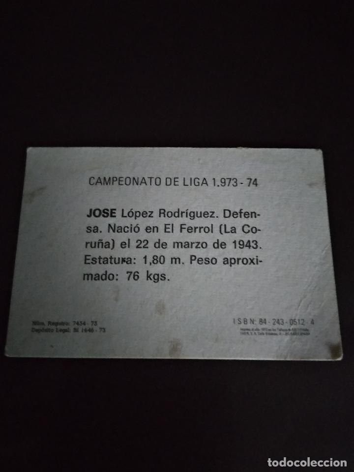 Coleccionismo cromos antiguos: JOSE - Foto 2