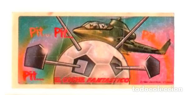 Coleccionismo Cromos antiguos: chicle cromo coche fantastico knight pegatina