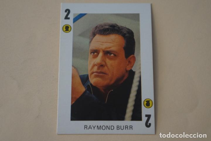Collezionismo Figurine antiche: CROMO BARAJA DE ARTISTAS Y CANTANTES RAYMOND BURR SIN PEGAR A&Ntilde;O 196? DE FHER
