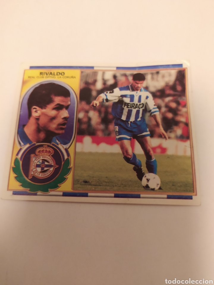 Coleccionismo cromos antiguos: Cromo coloca Rivaldo Liga 96/97 ventanilla - Foto 1