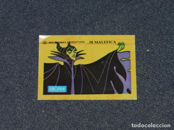 Coleccionismo Cromos antiguos: CROMO CROPAN NUM 58 MALEFICA - ALBUM PETER PAN , A&Ntilde;OS 70, MUY BUEN ESTADO