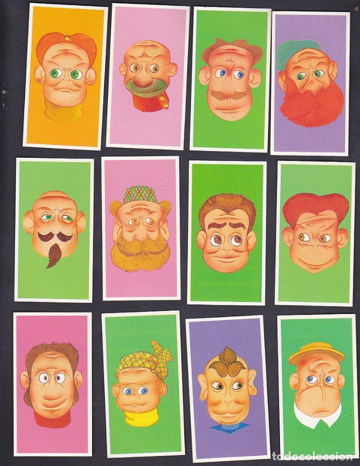 Coleccionismo Cromos antiguos: LOTE DE 24 CROMOS ADHESIVOS CARAS OBLES