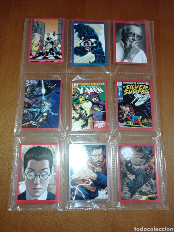 Coleccionismo cromos antiguos: Colecci&oacute;n completa Marvel super h&eacute;roes 2017 panini - Foto 6