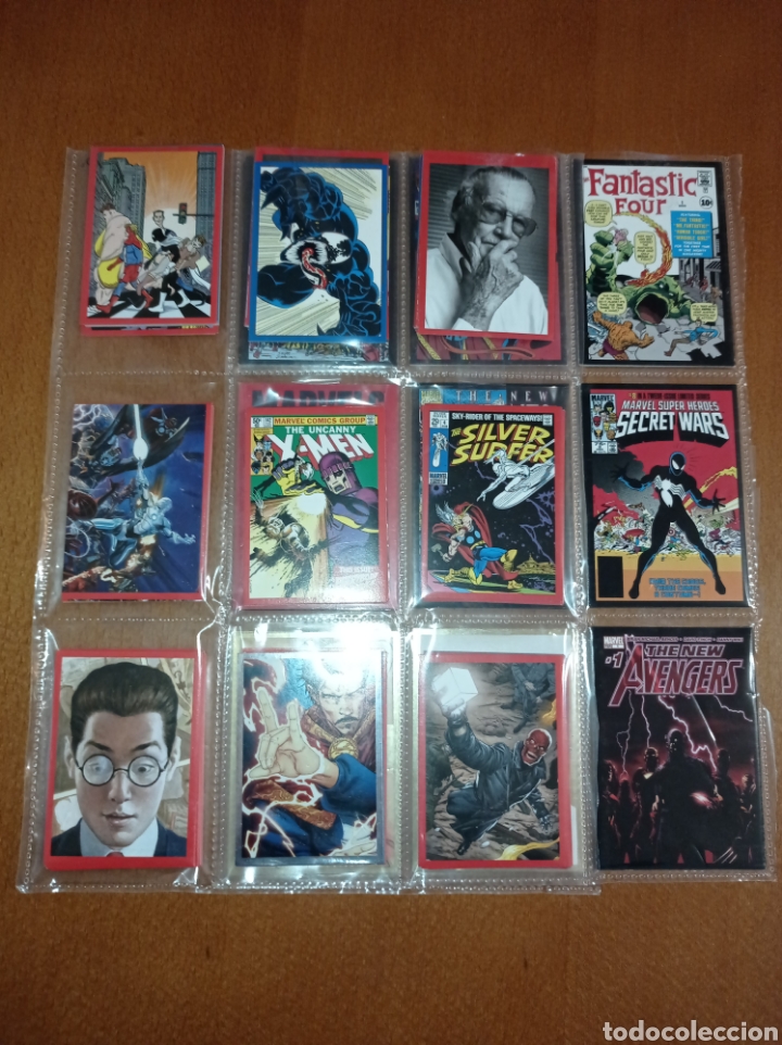 Coleccionismo cromos antiguos: Colecci&oacute;n completa Marvel super h&eacute;roes 2017 panini - Foto 5