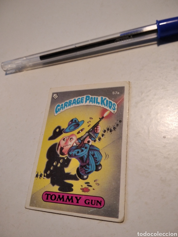 Coleccionismo cromos antiguos: Garbage pail kids Tommy gun - Foto 1