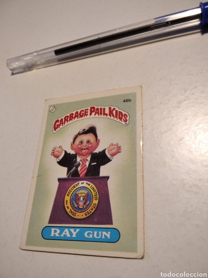 Coleccionismo cromos antiguos: Garbage pail kids ray gun - Foto 1