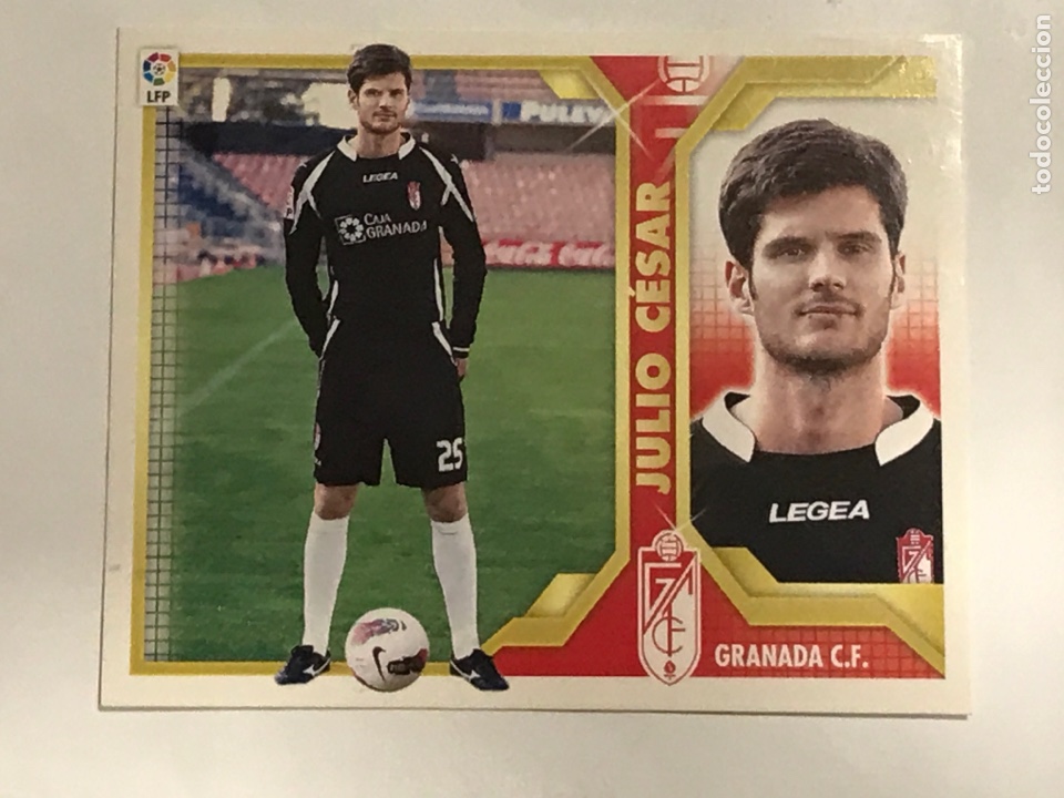 Coleccionismo cromos antiguos: Cromo ESTE 2011-2012 JULIO CESAR coloca Granada 2B - Foto 1