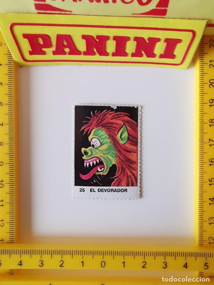 Coleccionismo cromos antiguos: CROMO MONSTRUOS DIAB&Oacute;LICOS 25 EL DEVORADOR - Foto 1