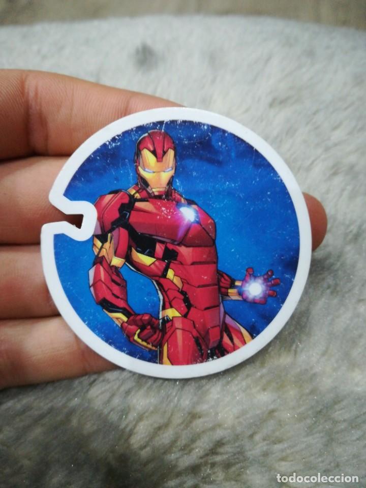 Coleccionismo cromos antiguos: Tazo N&deg;3 iron man flizz marvel - Foto 1