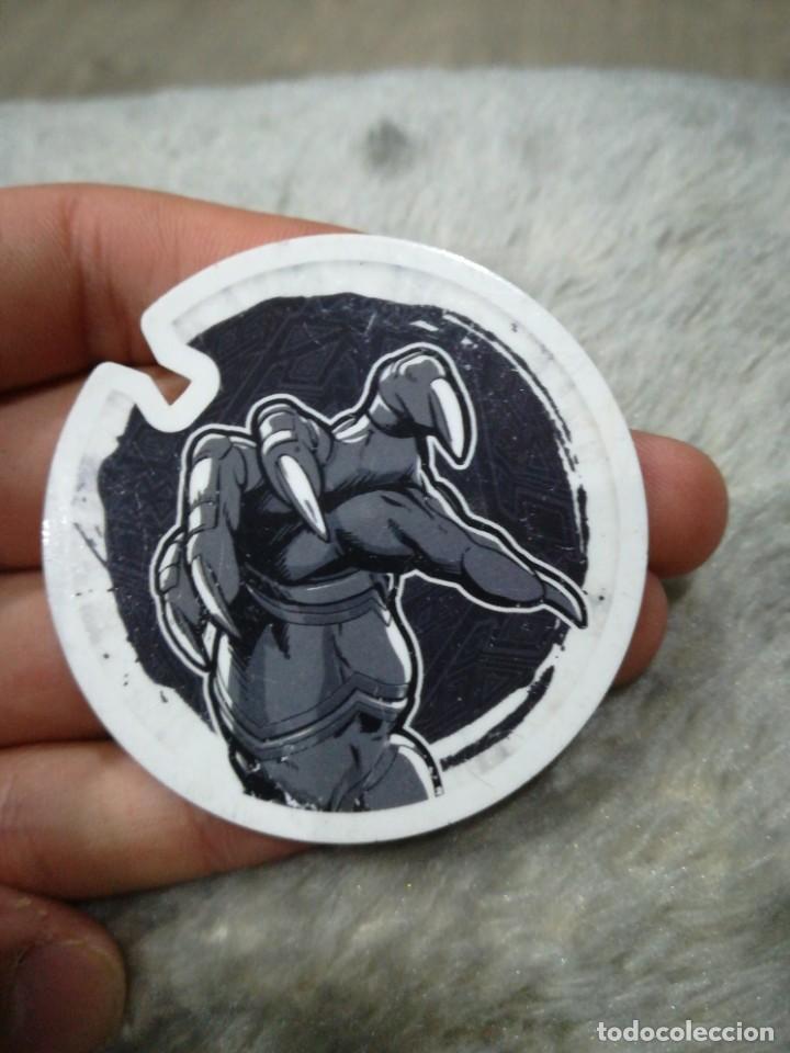 Coleccionismo cromos antiguos: Tazo N&deg; 34 black panther flizz marvel - Foto 1