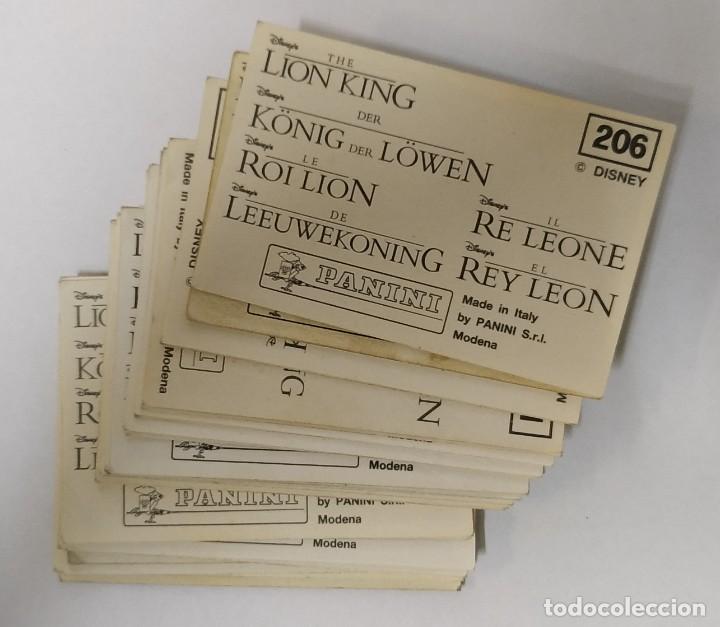Coleccionismo cromos antiguos: 36 CROMOS - EL REY LE&Oacute;N - PANINI - Foto 3