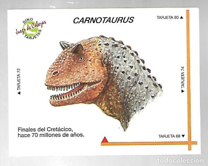 Coleccionismo Cromos antiguos: CROMO N&ordm; 73 DE LA COLECCION DINOCARDZ DE 1993