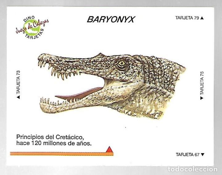Coleccionismo Cromos antiguos: CROMO N&ordm; 74 DE LA COLECCION DINOCARDZ DE 1993