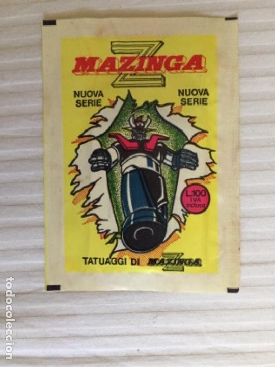 Coleccionismo cromos antiguos: MAZINGER Z SOBRE SIN ABRIR 1980 - Foto 1