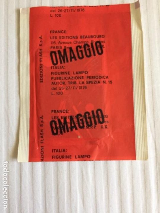 Coleccionismo cromos antiguos: COMANDO G SOBRE SIN ABRIR ITALIA 1976 - Foto 2
