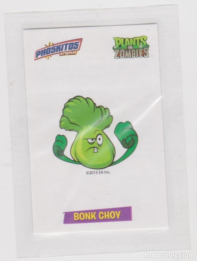 Coleccionismo cromos antiguos: phoskitos -- plants vs zombies - Foto 1