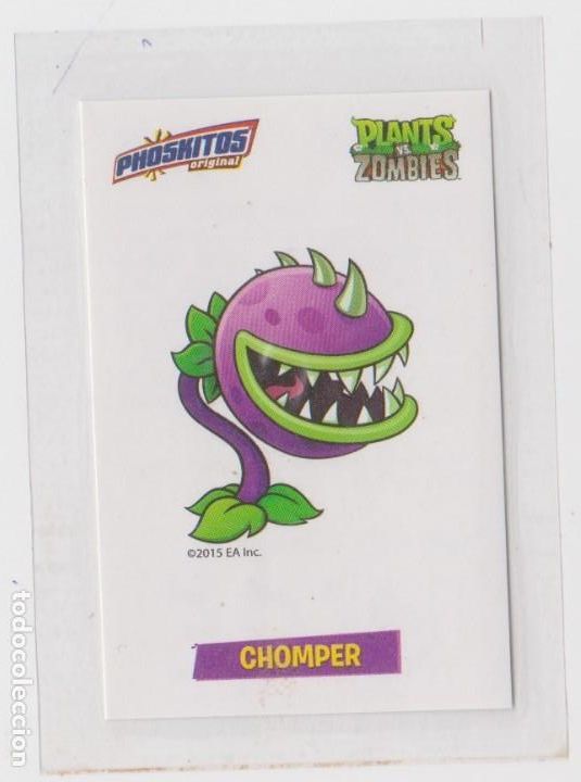 Coleccionismo cromos antiguos: phoskitos -- plants vs zombies - Foto 1