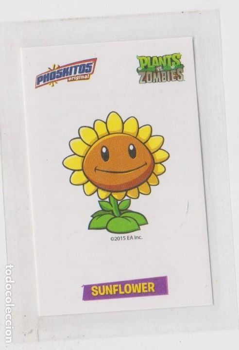 Coleccionismo cromos antiguos: phoskitos -- plants vs zombies - Foto 1