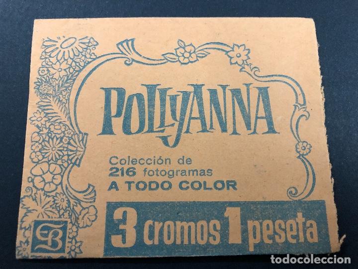 Collezionismo Figurine antiche: SOBRE CROMOS ABIERTO SIN CROMOS POLLYANNA PELICULA WALT DISNEY EDITORIAL BRUGUERA