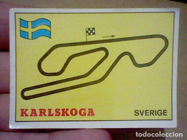 Collectable Antique Stickers: MOTO SPORT PANINI A&Ntilde;OS SIN PEGAR NVNCA 70 CIRCVITO KARLSKOGA N&ordm; 10