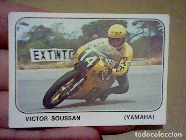 Coleccionismo cromos antiguos: MOTO SPORT PANINI A&Ntilde;OS SIN PEGAR NVNCA 70 CIRCVITO N&ordm; 101 YAMAHA VICTOR SOUSSAN