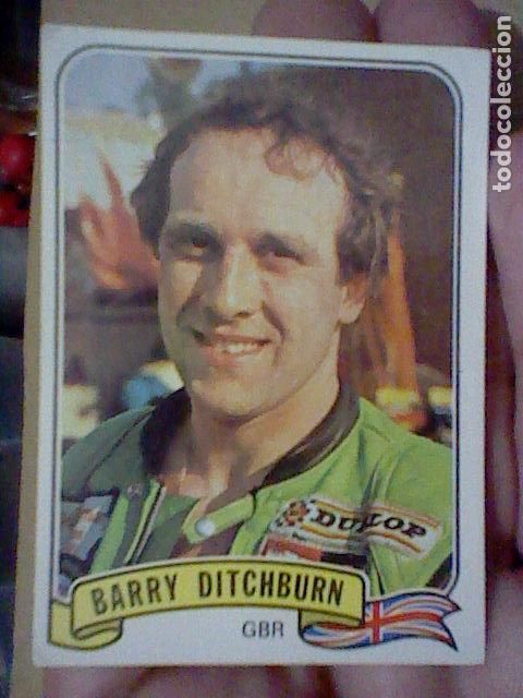Colecionismo Cromos antigos: MOTO SPORT PANINI A&Ntilde;OS SIN PEGAR NVNCA 70 CIRCVITO N&ordm; 34 DITCBURN