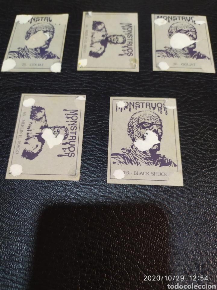 Coleccionismo cromos antiguos: Cromos monstruos - Foto 1