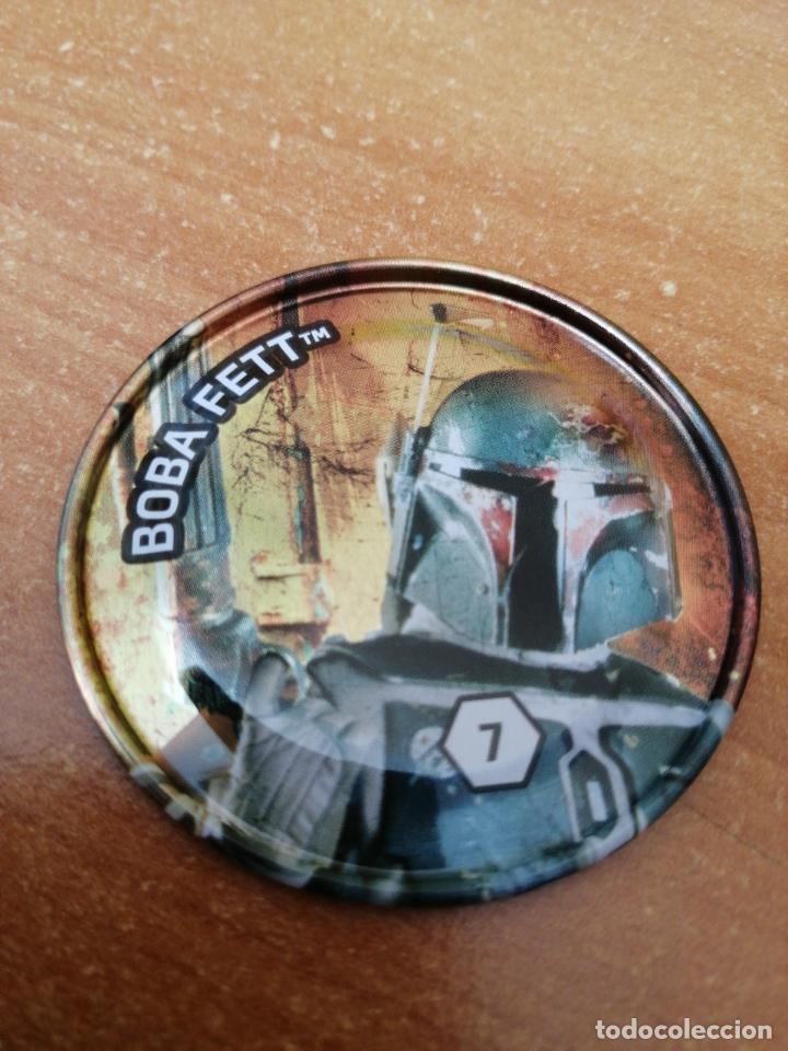 Coleccionismo cromos antiguos: TAZO CHAPA METAL RAPPERS DE STAR WARS N&ordm; 7 ( CARREFOUR )