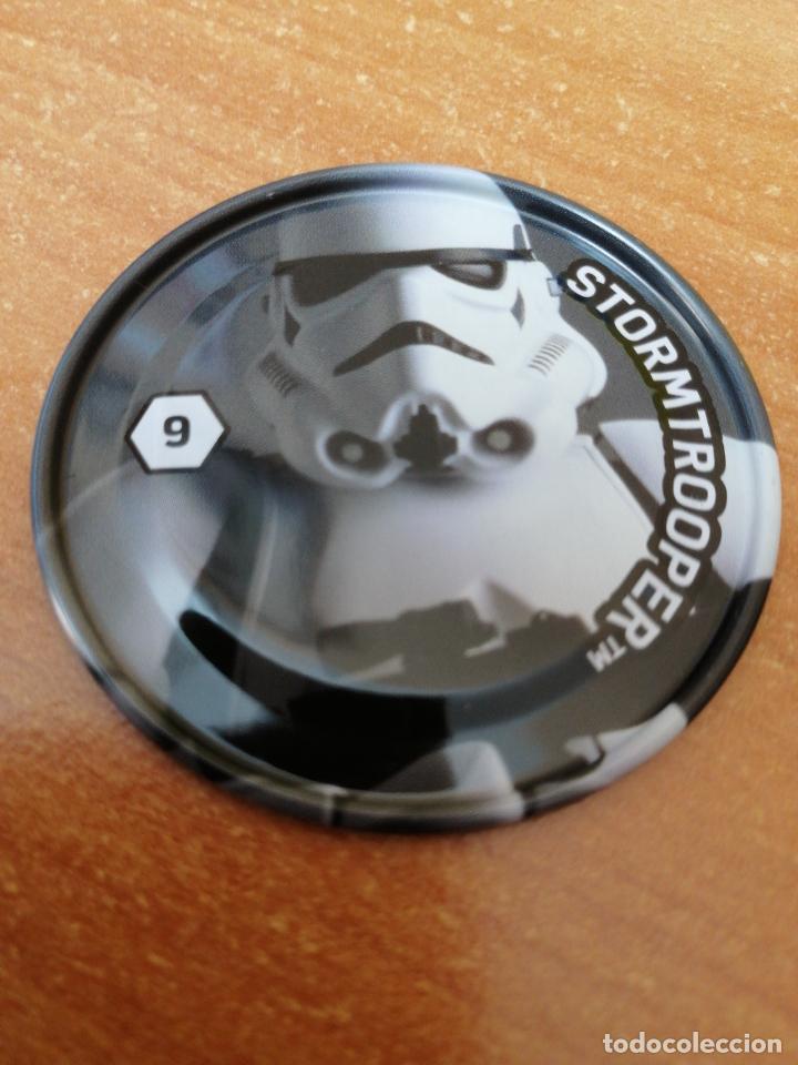 Coleccionismo cromos antiguos: TAZO CHAPA METAL RAPPERS DE STAR WARS N&ordm; 9 ( CARREFOUR )