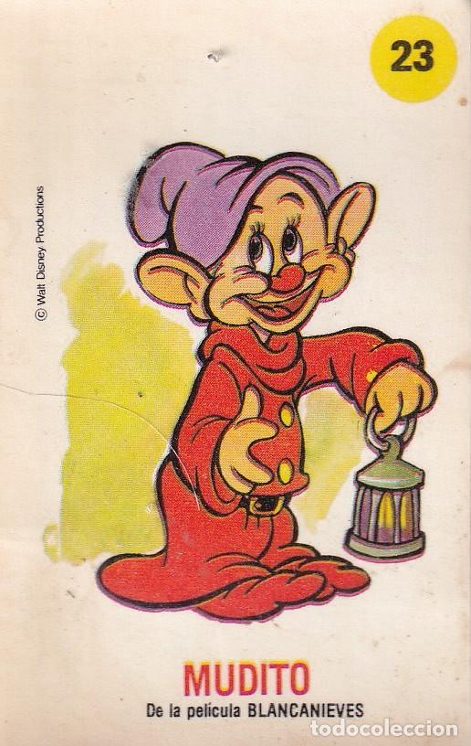 Coleccionismo Cromos antiguos: CROMO BIMBO PANRICO PLASTICROMO N&deg; 23 MUDITO - LOS AMIGOS DE MICKEY 1979