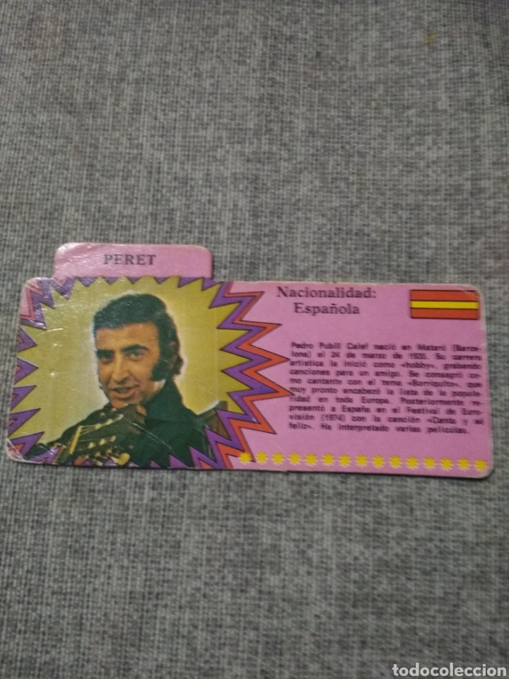 Coleccionismo Cromos antiguos: BIMBO - DISCOGRAFIA MUSICAL - PERET