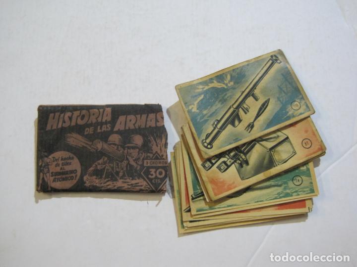 Collectable Antique Stickers: HISTORIA DE LAS ARMAS-SOBRE CON 16 CROMOS-VER FOTOS-(75.424)