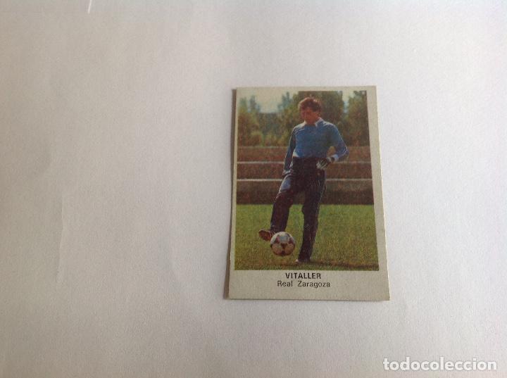 Coleccionismo Cromos antiguos: 7. CROMO CROPAN 84 ZARAGOZA VITALLER