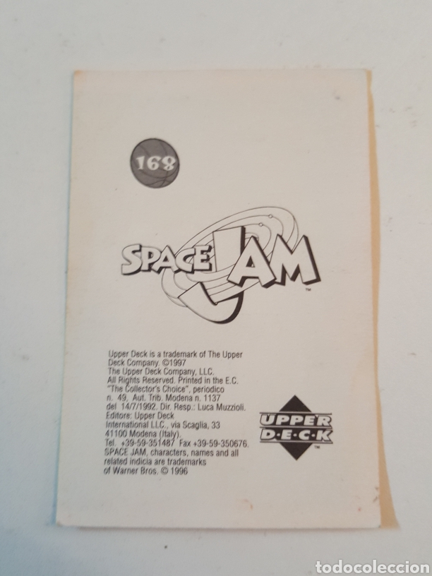 Coleccionismo cromos antiguos: Cromo N&deg; 168 Space Jam Upper Deck 1997 - Foto 2