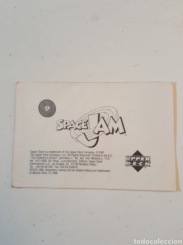 Coleccionismo cromos antiguos: Cromo Space Jam N&deg; 9 Upper Deck 1997 - Foto 2