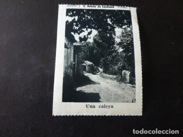 Coleccionismo Cromos antiguos: SAN ROMAN DE CANDAMO ASTURIAS UNA CALEYA ANTIGUO CROMO A&Ntilde;OS 30