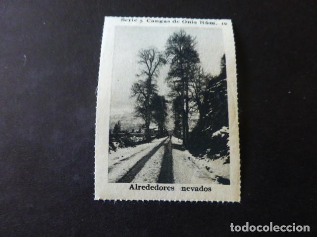 Collectable Antique Stickers: CANGAS DE ONIS ASTURIAS ALREDEDORES NEVADOS ANTIGUO CROMO A&Ntilde;OS 30