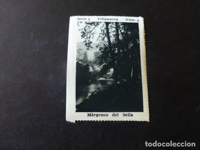Collectable Antique Stickers: VILLANUEVA ASTURIAS MARGENES DEL SELLA ANTIGUO CROMO A&Ntilde;OS 30