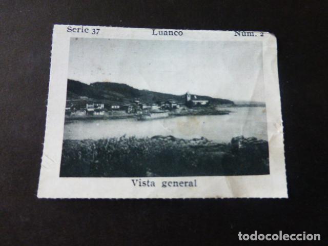 Collectable Antique Stickers: LUANCO ASTURIAS VISTA GENERAL ANTIGUO CROMO A&Ntilde;OS 30
