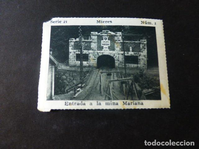 Sammeln alte Sammelbilder: MIERES ASTURIAS ENTRADA A LA MINA MARIANA ANTIGUO CROMO A&Ntilde;OS 30