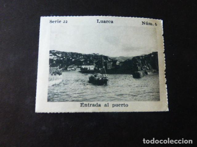 Coleccionismo Cromos antiguos: LUARCA ASTURIAS ENTRADA AL PUERTO ANTIGUO CROMO A&Ntilde;OS 30