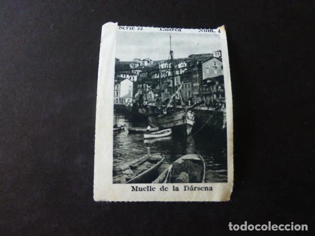 Sammeln alte Sammelbilder: LUARCA ASTURIAS MUELLE DE LA DARSENA ANTIGUO CROMO A&Ntilde;OS 30