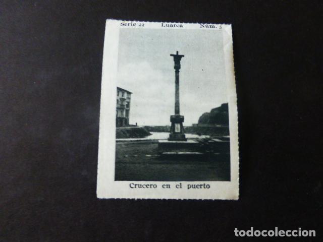 Sammeln alte Sammelbilder: LUARCA ASTURIAS CRUCERO EN EL PUERTO ANTIGUO CROMO A&Ntilde;OS 30