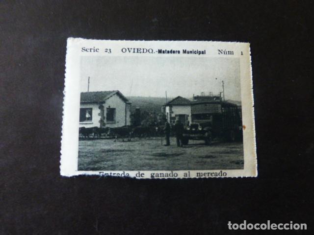 Collectable Antique Stickers: OVIEDO ASTURIAS MATADERO MUNICIPAL ANTIGUO CROMO A&Ntilde;OS 30