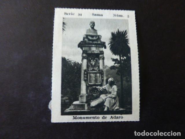 Collectable Antique Stickers: SAMA ASTURIAS MONUMENTO DE ADARO ANTIGUO CROMO A&Ntilde;OS 30