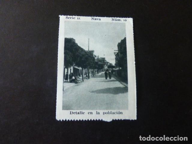 Collectable Antique Stickers: NAVA ASTURIAS DETALLE EN LA POBLACION ANTIGUO CROMO A&Ntilde;OS 30