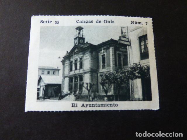 Sammeln alte Sammelbilder: CANGAS DE ONIS ASTURIAS EL AYUNTAMIENTO ANTIGUO CROMO A&Ntilde;OS 30