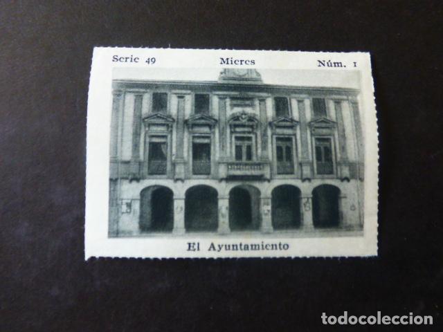Collectable Antique Stickers: MIERES ASTURIAS EL AYUNTAMIENTO ANTIGUO CROMO A&Ntilde;OS 30