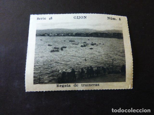 Collectable Antique Stickers: GIJON ASTURIAS REGATA DE TRAINERAS ANTIGUO CROMO A&Ntilde;OS 30
